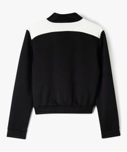 Sweat zippé avec col montant spécial sport fille